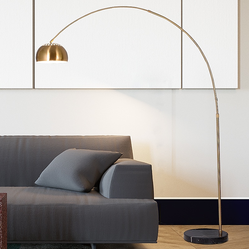 Arc Lamp - Height Adjustable 170 cm E26 Black Gold Arc Lamp, Floor Lamp Warm White Arc Floor Lamp 110-240V 2025 - $545.79 –P1