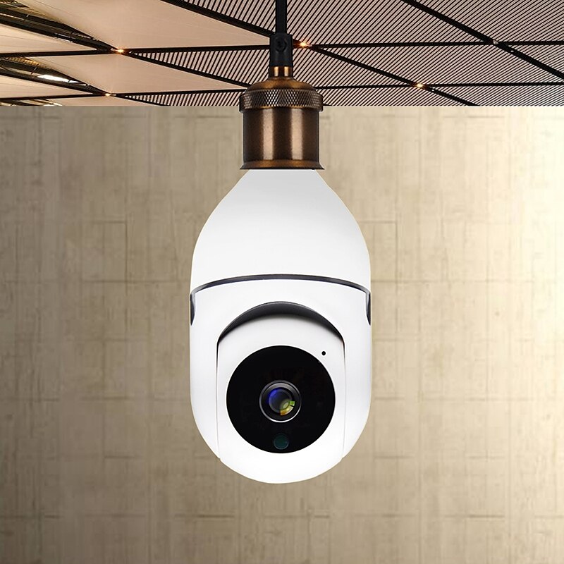 Caméra IP 1080P (1920×1080) Ampoule Wi-Fi Détection de présence Accès à Distance Coupure infrarouge Intérieur Soutien 128 GB de 2025 ? $44.99 –P4