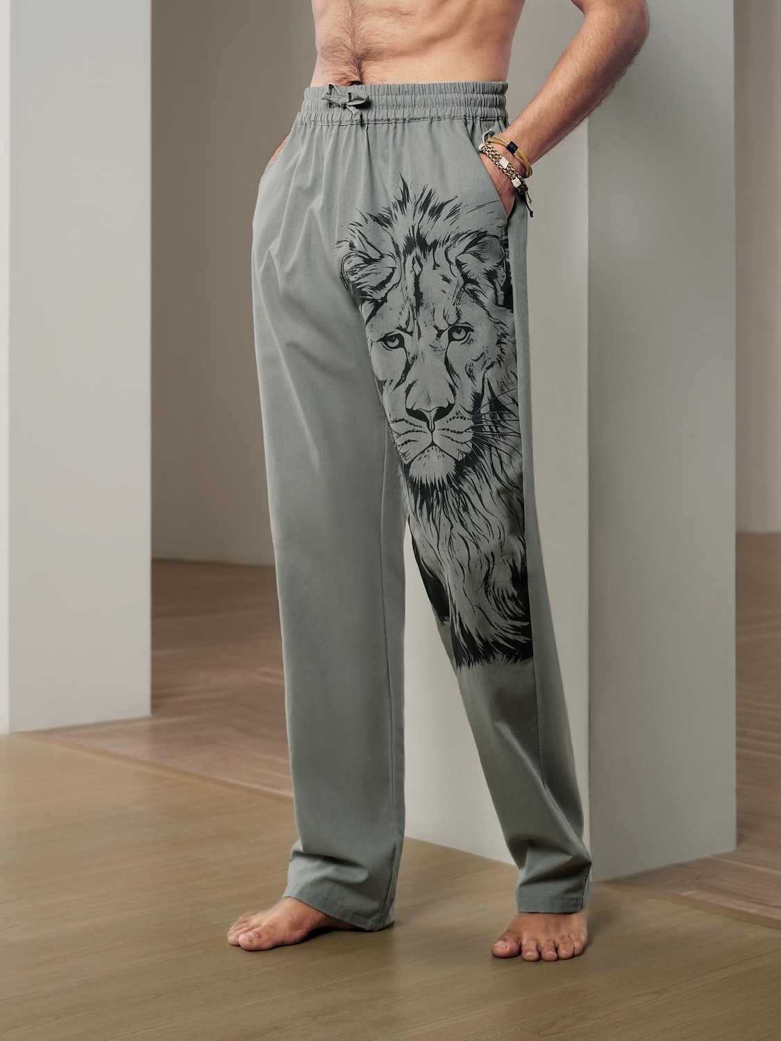 Per uomo Animale Leone Pantaloni di Lino Pantaloni Pantaloni Larghi Misura del girovita medio Streetwear Hawaiano Designer Casuale Quotidiano Ferie Coulisse Elastico in vita Stampa 3D Primavera del 2025 a $28.99 –P7
