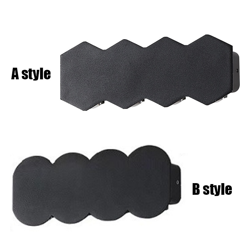 Led buiten wandlamp 2w 4w 6w 8w up/down verlichting indoor dubbele kop gebogen waterdichte ip65 wandlamp moderne slaapkamer lamp ac85-265v 2025 - $16.49 –P1