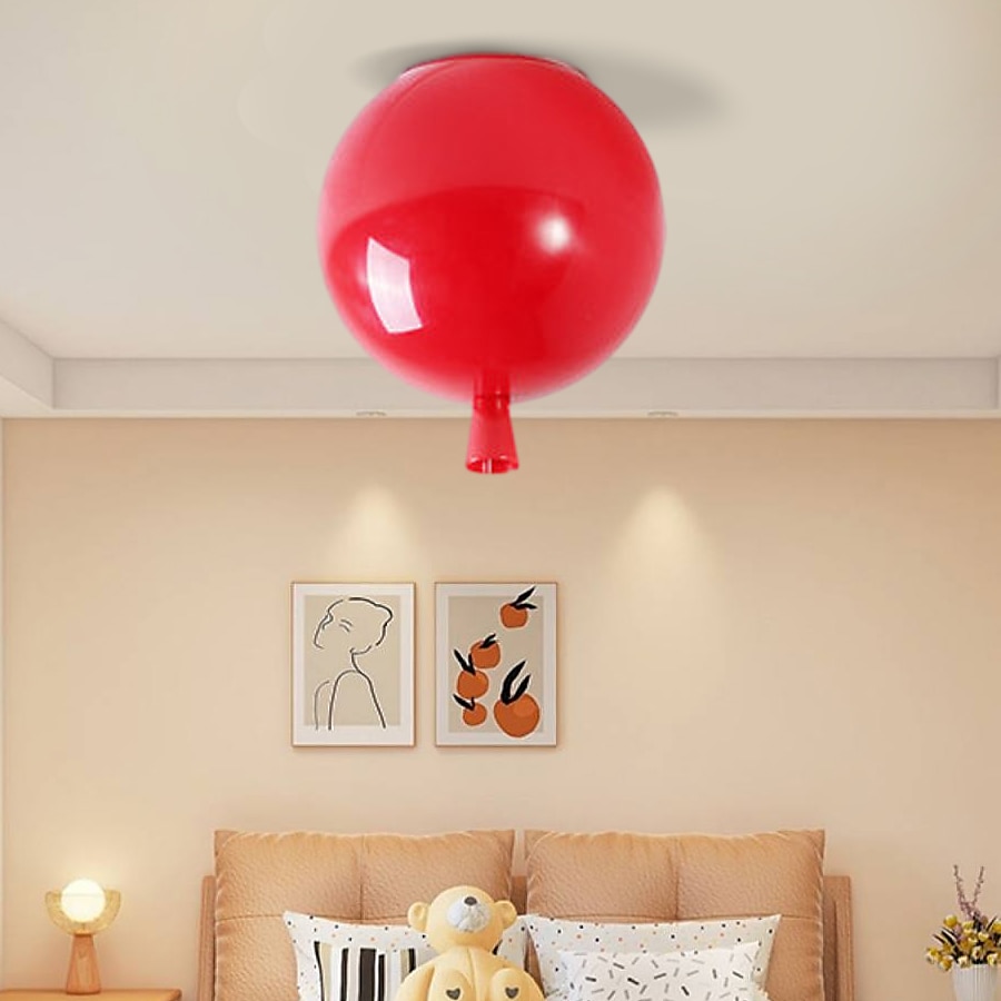 ballonger akryl taklamper soveromslamper barnerom barnehage 25cm 110-240v 2025 - $129.99 –P6