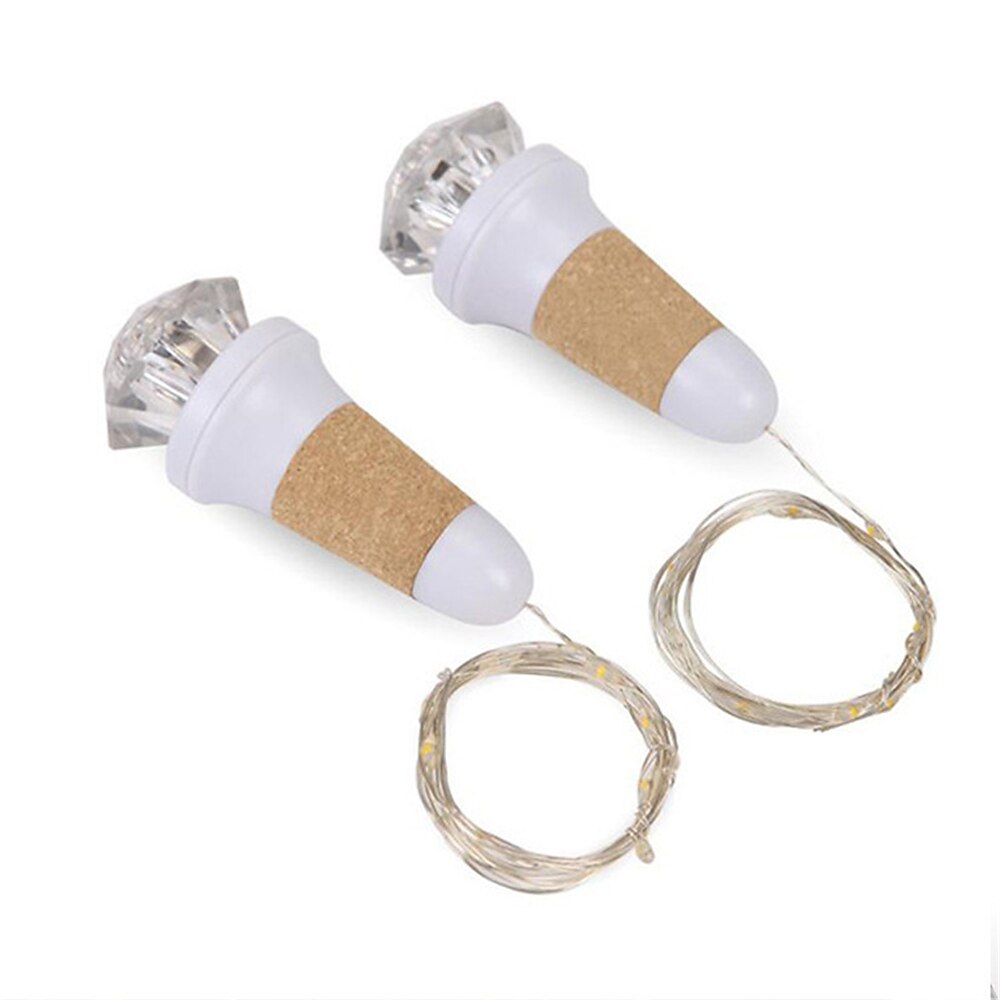 USB Rechargeable Diamond Cork Light String LED Copper Wire Light Holiday Decoration Light Christmas Atmosphere Light LED Light String Decoration Light 2025 - $17.99 –P9