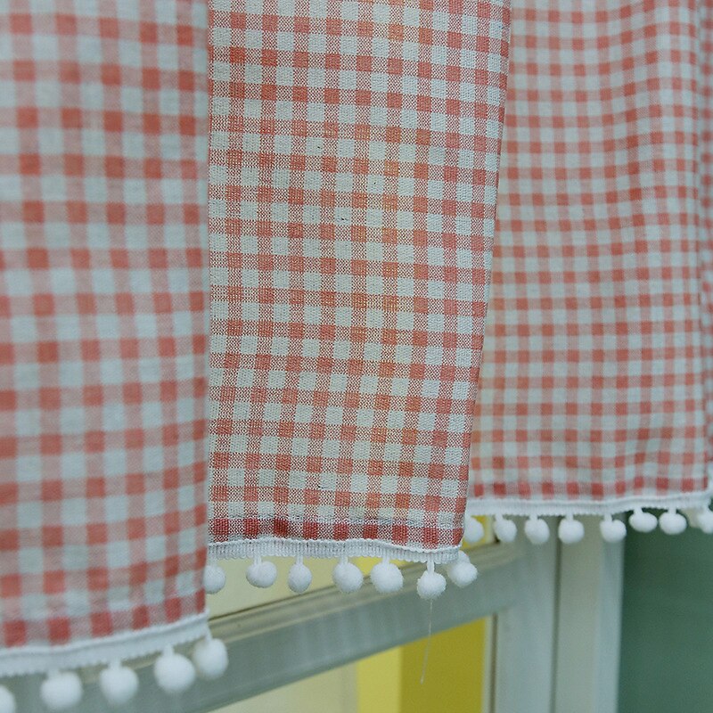 Tende da caffè, 2 pannelli per piccole finestre, bagno, cucina, tende corte traslucide per camera da letto, soggiorno, cantina, colore bianco, 65 x 90 cm