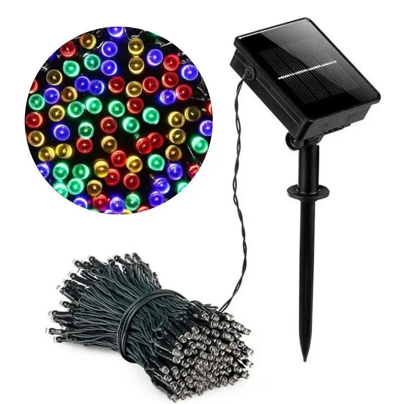 lumini solare de Crăciun în aer liber – 30-1000 LED-uri sârmă verde, 8 moduri rezistente la apă pentru pomul de Crăciun, petrecere în grădină 2025 - $11.49 –P5