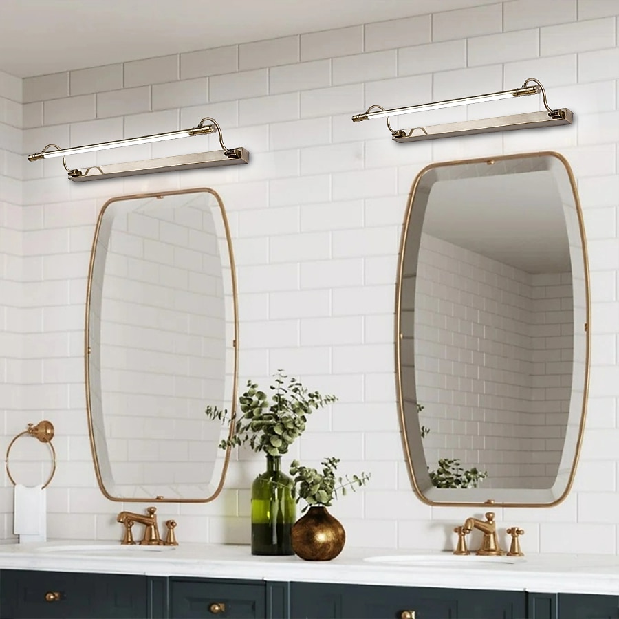 Innendørs LED Nordisk stil Vegglamper Vanity-lamper Innendørs vegglamper Soverom Baderom Metall Vegglampe 110-240 V 2025 - $149.99 –P15
