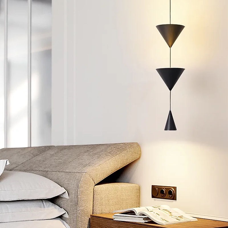 lampada a sospensione a led per isola della camera da letto, illuminazione a sospensione regolabile per isola della cucina, lampadario a led in oro nero per sala da pranzo, camera da letto, mini del 2025 a $299.99 –P11