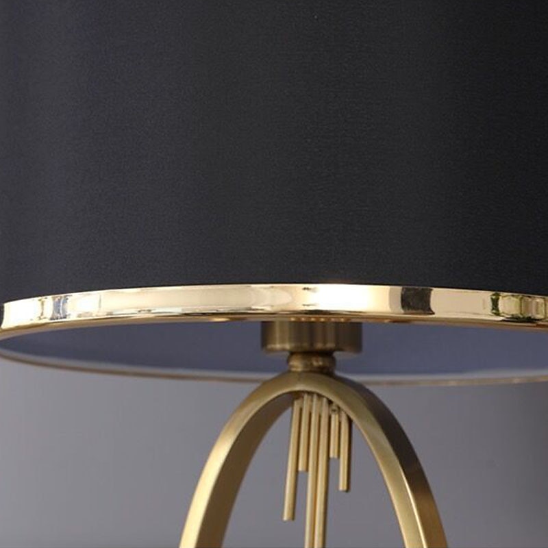 Table Lamp Light Luxury Bedroom Bedside Lamp Large Table Lamps with Drum-Shaped Fabric Lampshades Study Room Office Night Light 2025 - €167.99 –P2