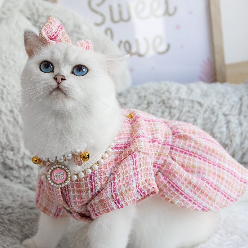 Cane Gatto Vestito Moda Carino Inverno Morbido Lavabile Confortevole All'aperto Feste Abbigliamento per Cani for Bichon Frisé Barboncino Volpino di Pomerania Cucciolo Papillon del 2025 a $23.99 –P4