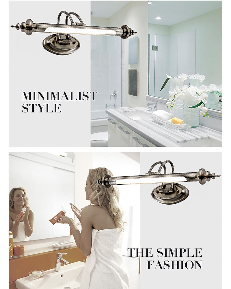 Voor Binnen Noordse stijl Vanity Lights Wandlampen voor binnen Woonkamer Slaapkamer Metaal Muur licht IP44 90-264V 2026 - $232.29 –P7