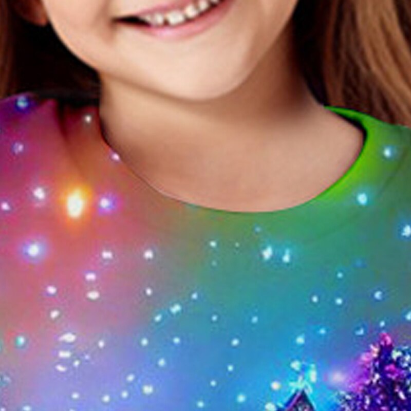 Dívčí 3D Vánoční stromek Vánoční mikina Mikina Pullover Dlouhý rukáv 3D tisk Podzim Zima Módní Šik ven Rozkošný Polyester Děti 3-12 let 4-12 let Tričkový Venkovní Ležérní Denní Běžný 2025 - $16.49 –P10