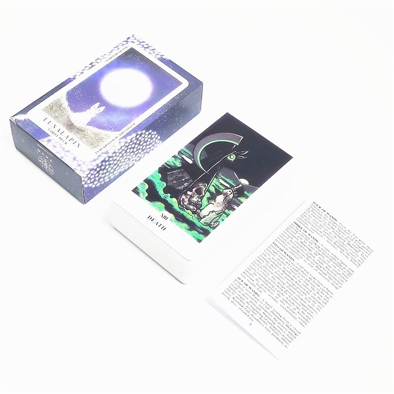 English Tarot 12 * 7 Cm Large Tarot Deck With Paper Instructions 2025 - $16.99 –P3