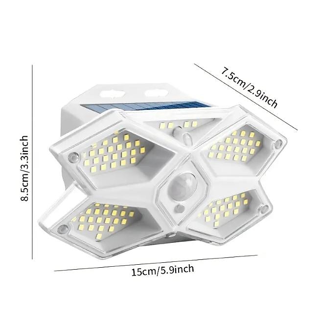 Projecteurs solaires d'extérieur, lampe murale étanche avec détecteur de mouvement, éclairage public de sécurité, lampe de décoration de jardin, éclairage paysager de 2025 ? $11.49 –P1
