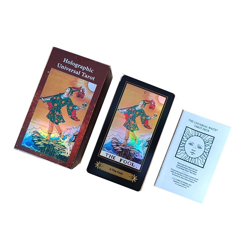 English Tarot 12 * 7 Cm Large Tarot Deck With Paper Instructions 2025 - $16.99 –P18