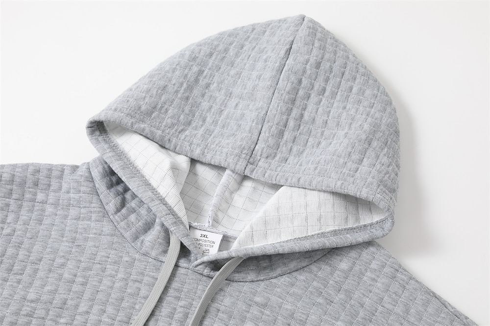 Homens Moletom Preto Branco Verde Tropa Vermelho Azul Marinha Com Capuz Tecido Desportos e Ar livre Diário Esportes Designer Básico Casual Primavera & Outono Roupa Moletons Moletons Manga Longa de 2025 por $26.99 -P3