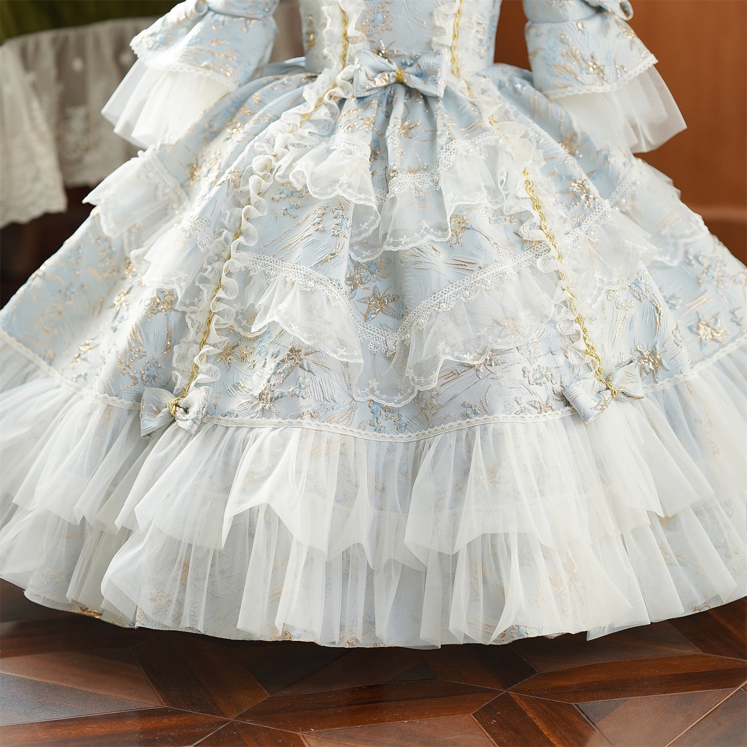 Gotico Rococò Ispirato al vintage Vestito Costume da festa Mascherata Principessa Shakespeare Tinta unica Abito da ballo Costume Ragazze Reale Halloween Carnevale Giornata universale dell'infanzia del 2026 a $133.99 –P2
