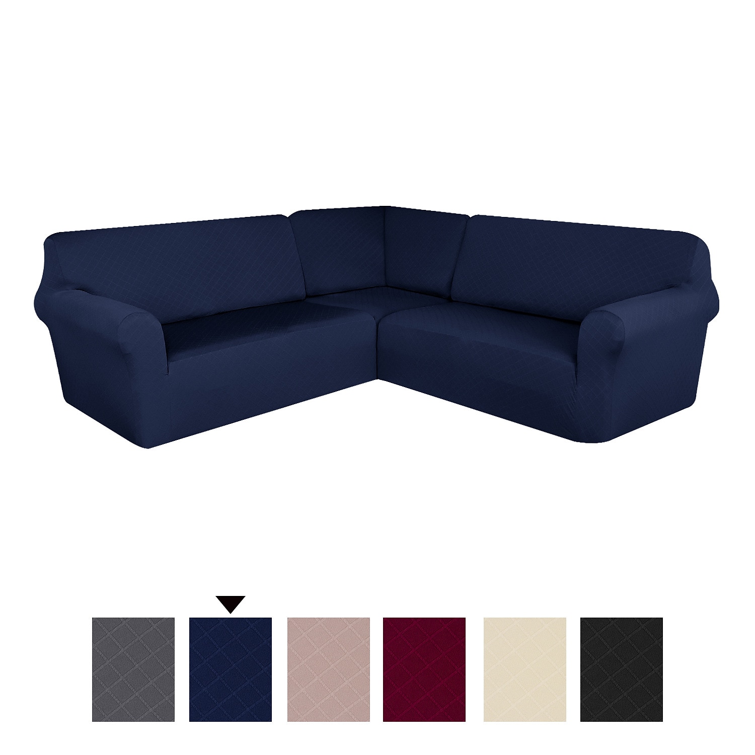 vattentät hörn vinröd sofföverdrag l-formad sofföverdrag stretch jacquard mjuk tjock u-formad överdrag set vardagsrum universal halkfri husdjurshund möbelskydd 2025 - $139.99 –P7
