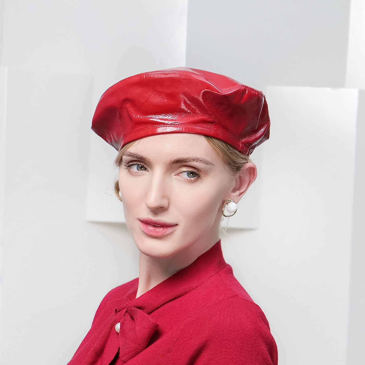 Solid Color Retro leatherette Hats with Pure Color 1PC Special Occasion / Daily Wear Headpiece 2025 - $32.99 –P3