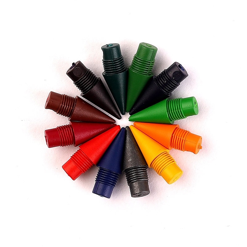 1 matita colorata - combinazione di colori elegante e classica - matite magiche con penna in metallo senza inchiostro da 0,5 mm per opere d'arte eterne, regali di Halloween, Ringraziamento e Natale del 2025 a $6.99 –P16