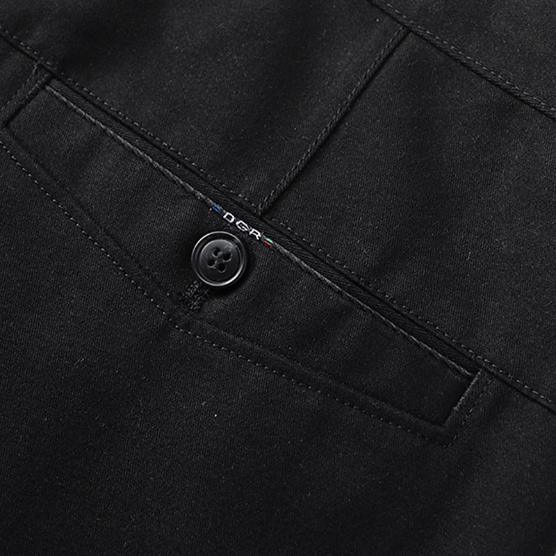 Per uomo Pantaloni Chino Pantaloni chino Tasche Liscio Comfort Traspirante Esterno Giornaliero Per uscire Di tendenza Informale Nero Cachi del 2025 a $32.99 –P6