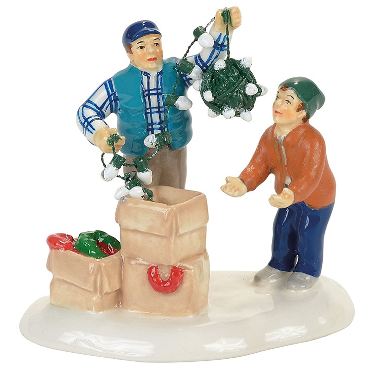 Figura de resina de farolillo nacional de Navidad, casa de vacaciones pintada a mano, regalo de exhibición de pueblo, decoración del hogar de Navidad, regalo de Navidad 2025 - $13.99 –P9