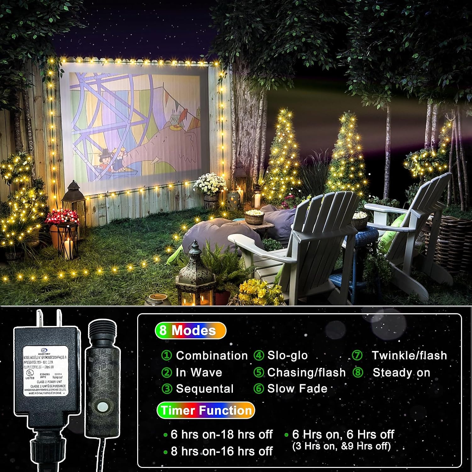 328ft 100m Flexible LED String Lights IP67 Waterproof Strips Christmas String Lights 1000 LEDs Warm White Creative String Lights Holiday Lights Party Holiday Wedding 29V 2025 - $75.99 –P1
