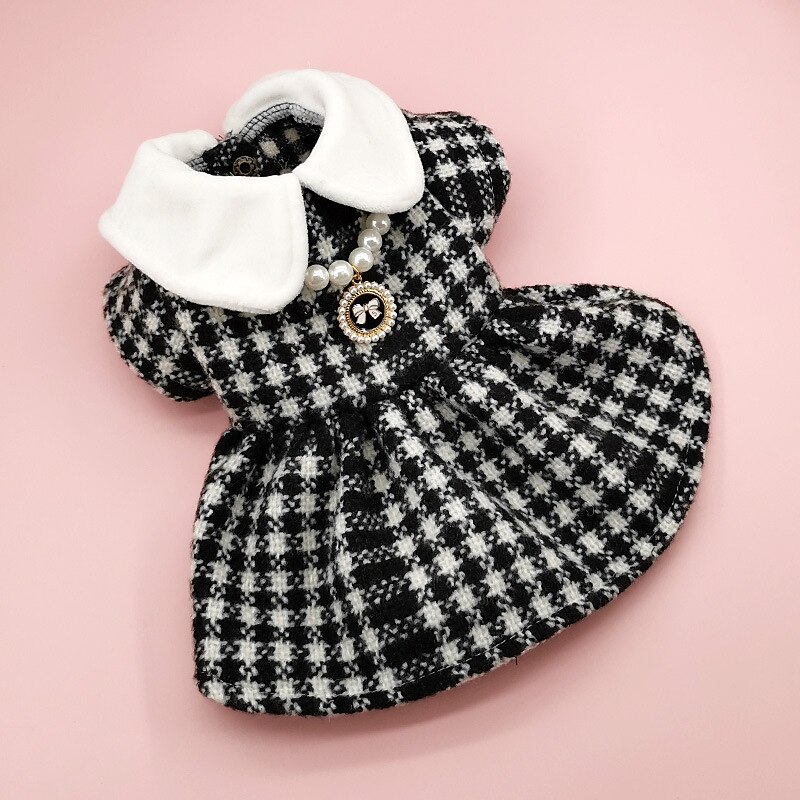 Hund Katze Kleid Mode Niedlich Winter Weich Waschbar Bequem Outdoor Party Hundebekleidung for Bichon Frise Pudel Zwergspitz Baby Haustier Papillon 2025 - $26.99 –P2