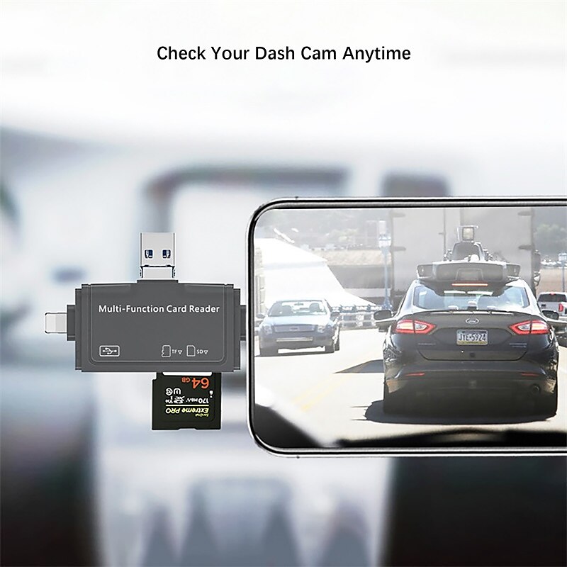 7 In 1 SD Card Reader USB 3.0 Dual Slot Adapter for Mac Windows Linux Chrome PC Smartphones & Cameras 2025 - $25.99 –P4