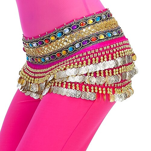 Bauchtanz Münzen Perlenstickerei Kristalle / Strass Damen Ausbildung Polyester 2025 - $16.49 –P3