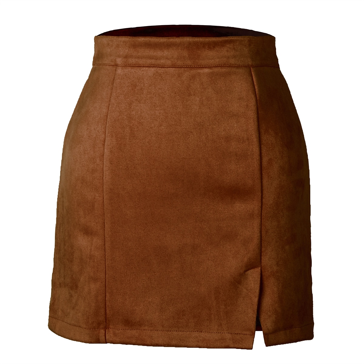 Női Szoknya Bodycon Divat Szexi Mini Magas derék Szoknyák Egyszínű Töredezett végű Vakáció Utca Bor Fekete Arcpír rózsaszín Barna Tél Kecskebőr 2025 - $25.99 –P17