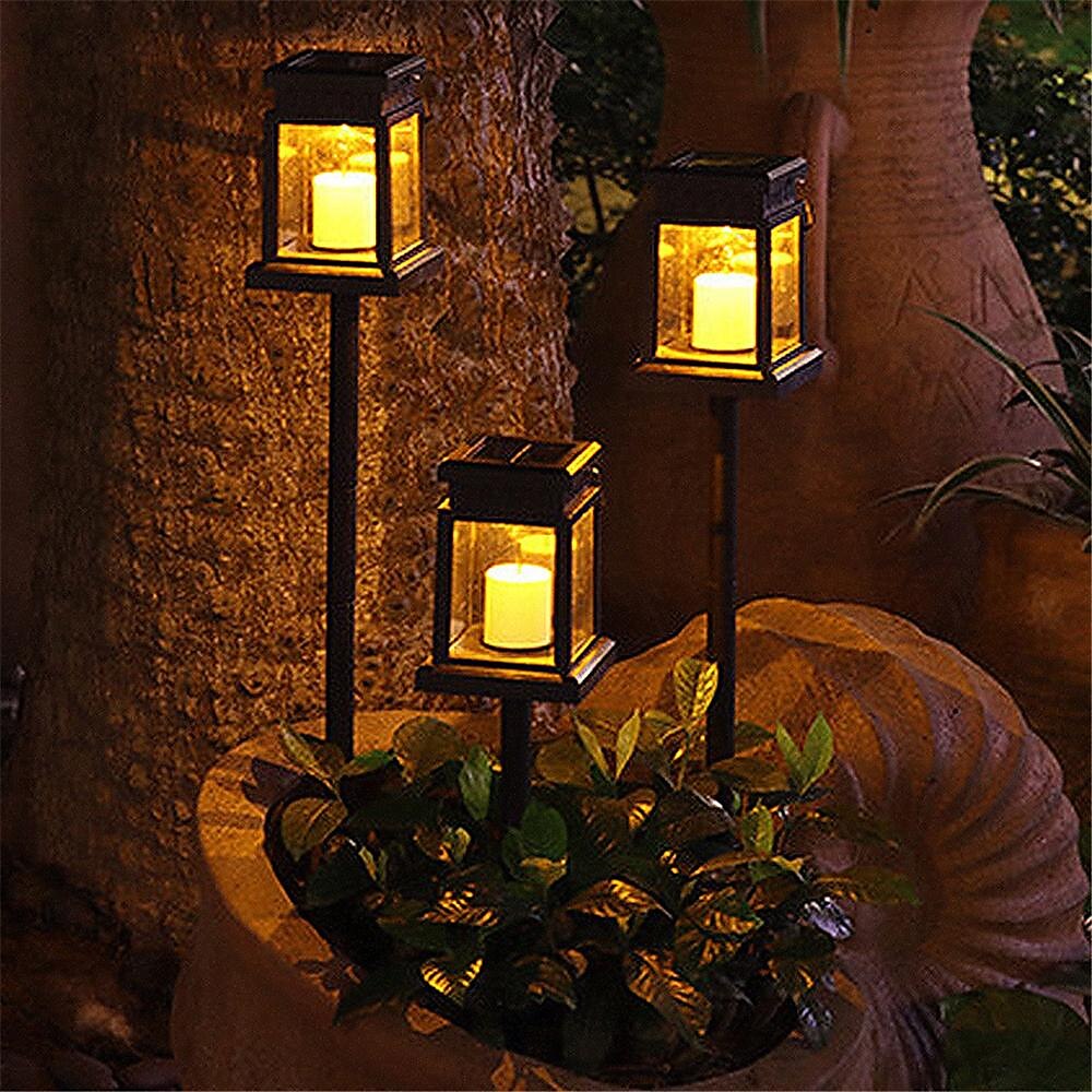 2stk 1stk solcelledrevet bakkemontert dobbeltbruk utendørs hage landskapslampe retro palasslampe vindlampe feriefest lyslampe 2025 - $19.99 –P4