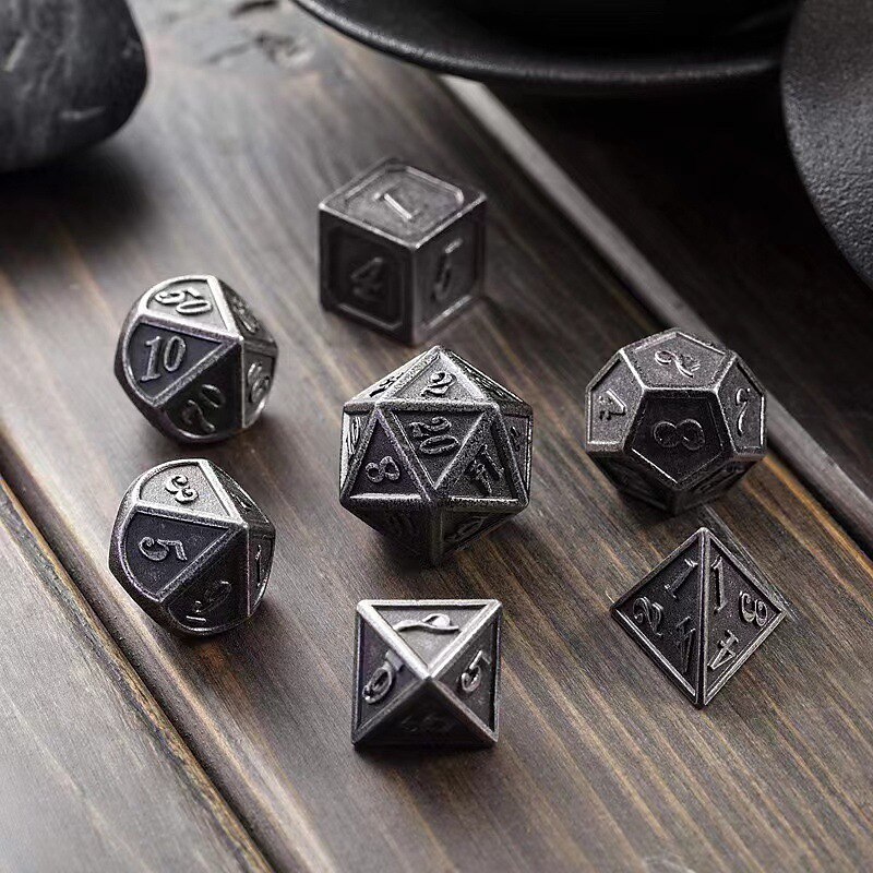 kovové kostky coc running group dnd dragon and dungeon polyhedron sedm kostek set 2025 - $29.99 –P7