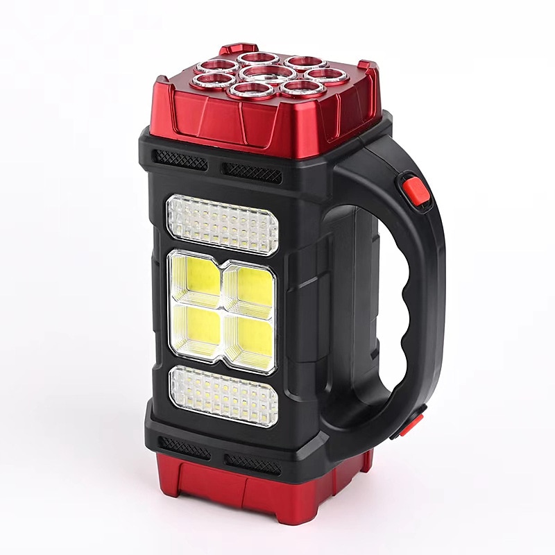 bærbar solcellecampinglys - multifunksjonell LED-lommelykt for utendørs fotturer, strømbrudd - oppladbar og superlys 2025 - $15.99 –P2
