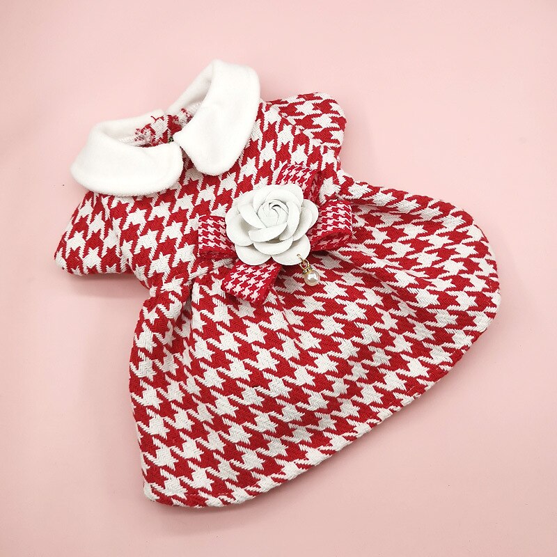 Hund Katze Kleid Mode Niedlich Winter Weich Waschbar Bequem Outdoor Party Hundebekleidung for Bichon Frise Pudel Zwergspitz Baby Haustier Papillon 2025 - $26.99 –P7
