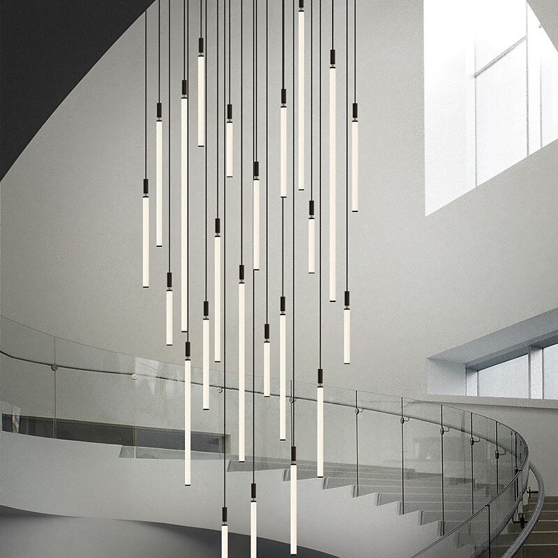 LED Chandelier Dimmable 3/5/7/11 Pendant Light for Kitchen Island Stairs 110-240V 2025 - $601.99 –P2