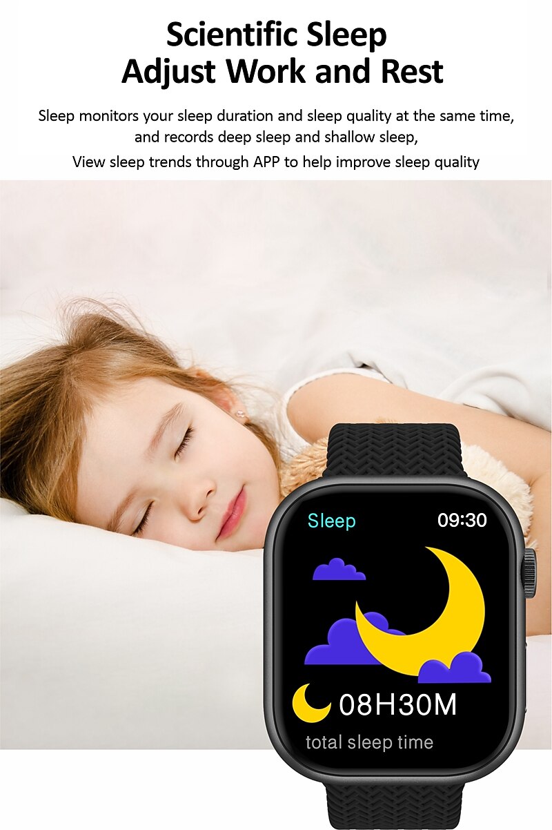 HK9 PRO MAX Smart Watch 2.02 inch Smartwatch Fitness Running Watch Bluetooth Pedometer Call Reminder Fitness Tracker Compatible with Android iOS Women Men Long Standby Hands-Free Calls Message 2025 - $59.99 –P16