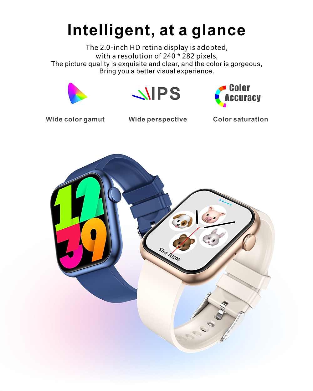 QX7PRO Ceas inteligent 2 inch Uita-te inteligent Bluetooth Pedometru Reamintire Apel Monitor de Activitate Compatibil cu Android iOS Dame Bărbați Standby Lung Telefon Hands-Free Rezistent la apă IP 67 2025 - $29.99 -P3
