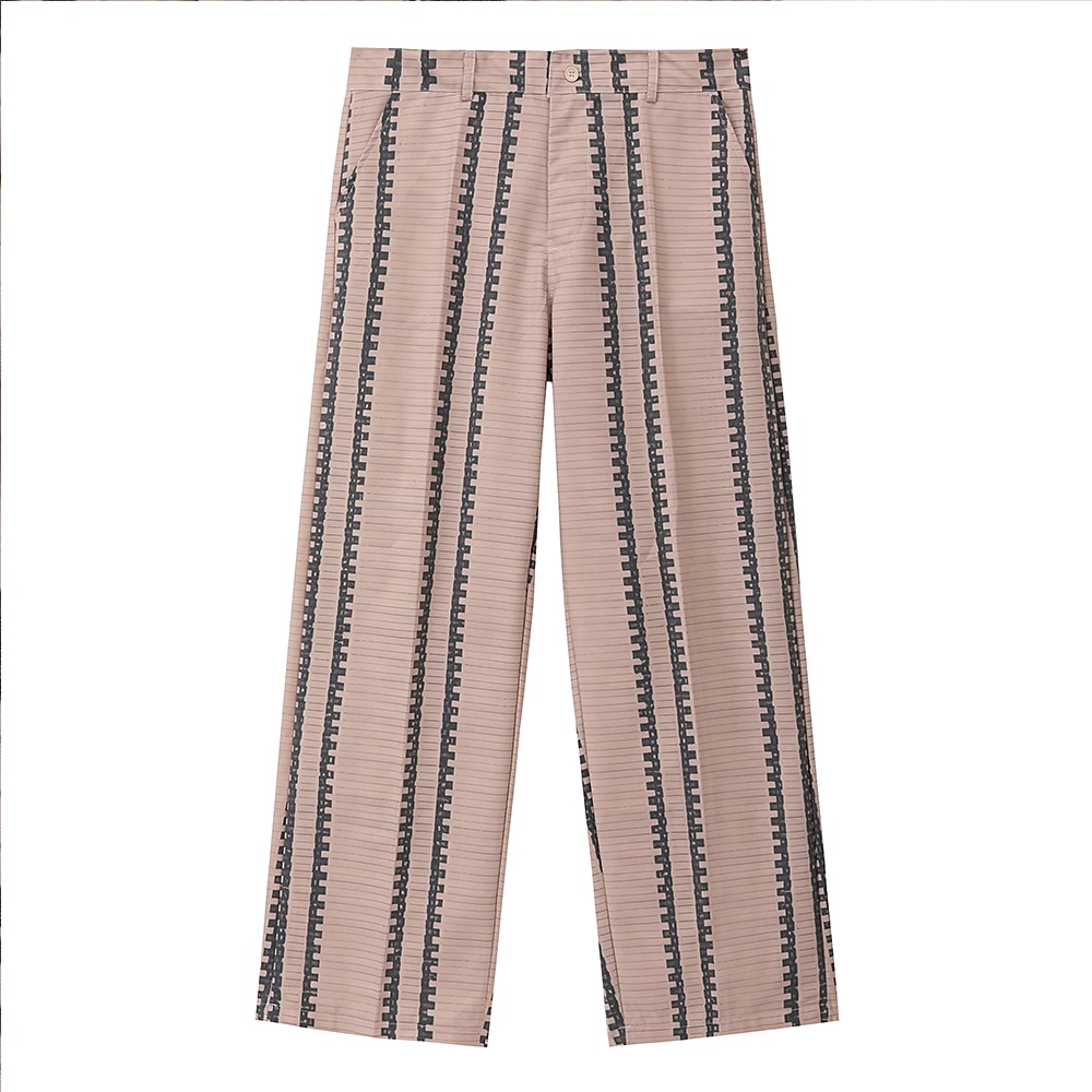 Bărbați Costume Pantaloni Pantaloni casual Buzunar frontal Picior drept Dunga Confort Afaceri Zilnic Concediu Modă Șic & Modern Negru Alb 2025 - $12.39 –P2