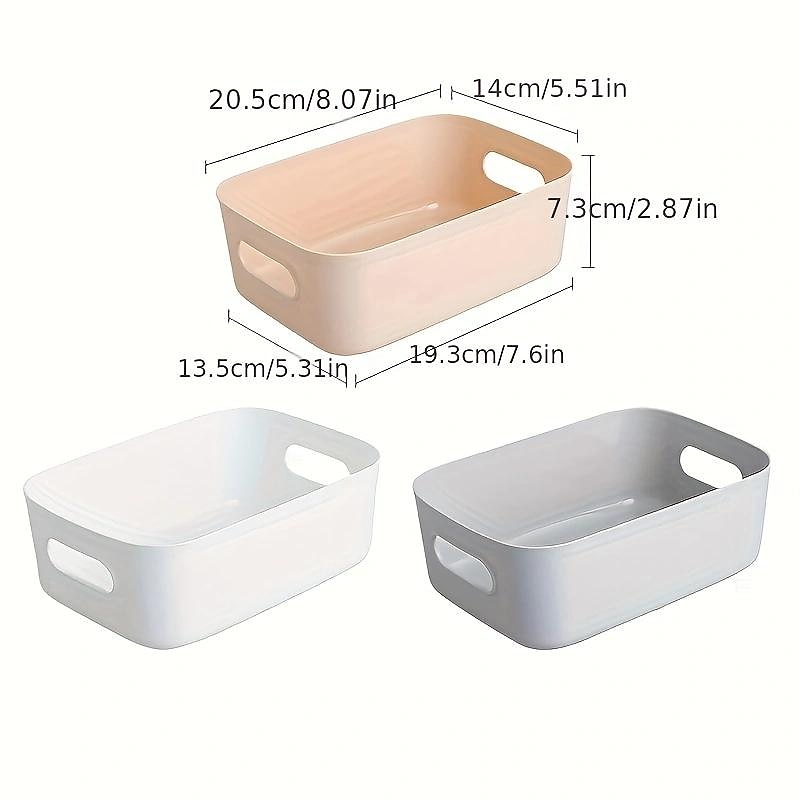 Kitchen Home Plastic Storage Basket Desktop Sundries Snack Storage