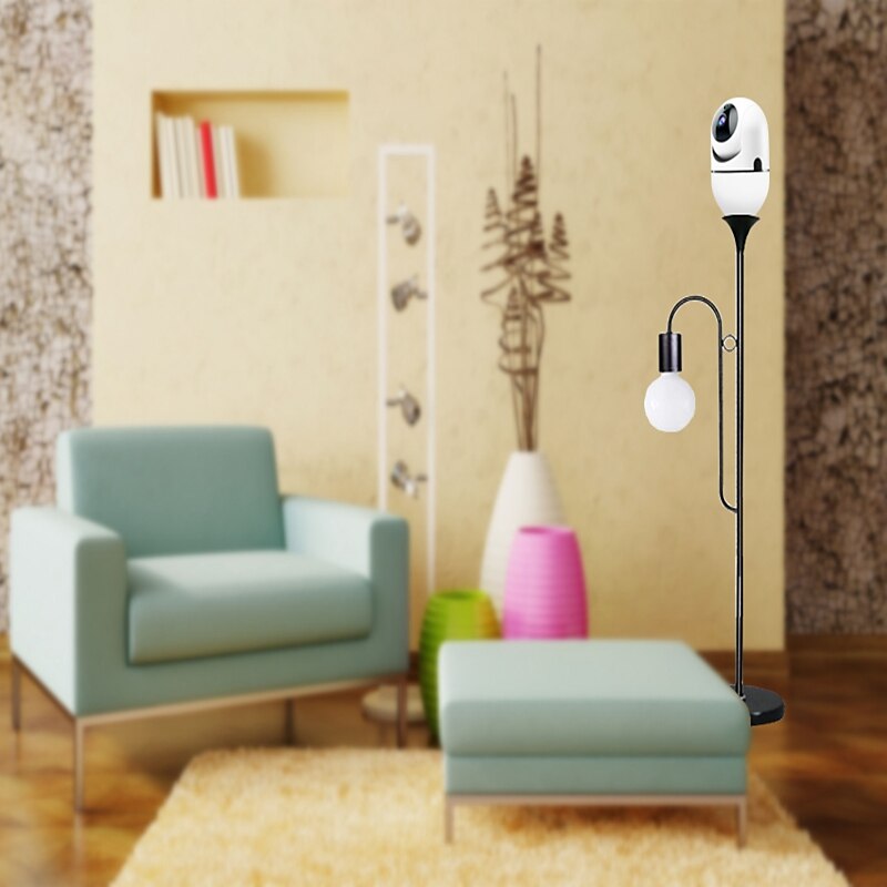 Caméra IP 1080P (1920×1080) Ampoule Wi-Fi Détection de présence Accès à Distance Coupure infrarouge Intérieur Soutien 128 GB de 2025 ? $44.99 –P6