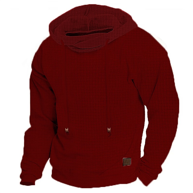 Homens Moletom Preto Branco Verde Tropa Vermelho Azul Marinha Com Capuz Tecido Desportos e Ar livre Diário Esportes Designer Básico Casual Primavera & Outono Roupa Moletons Moletons Manga Longa de 2025 por $26.99 -P8