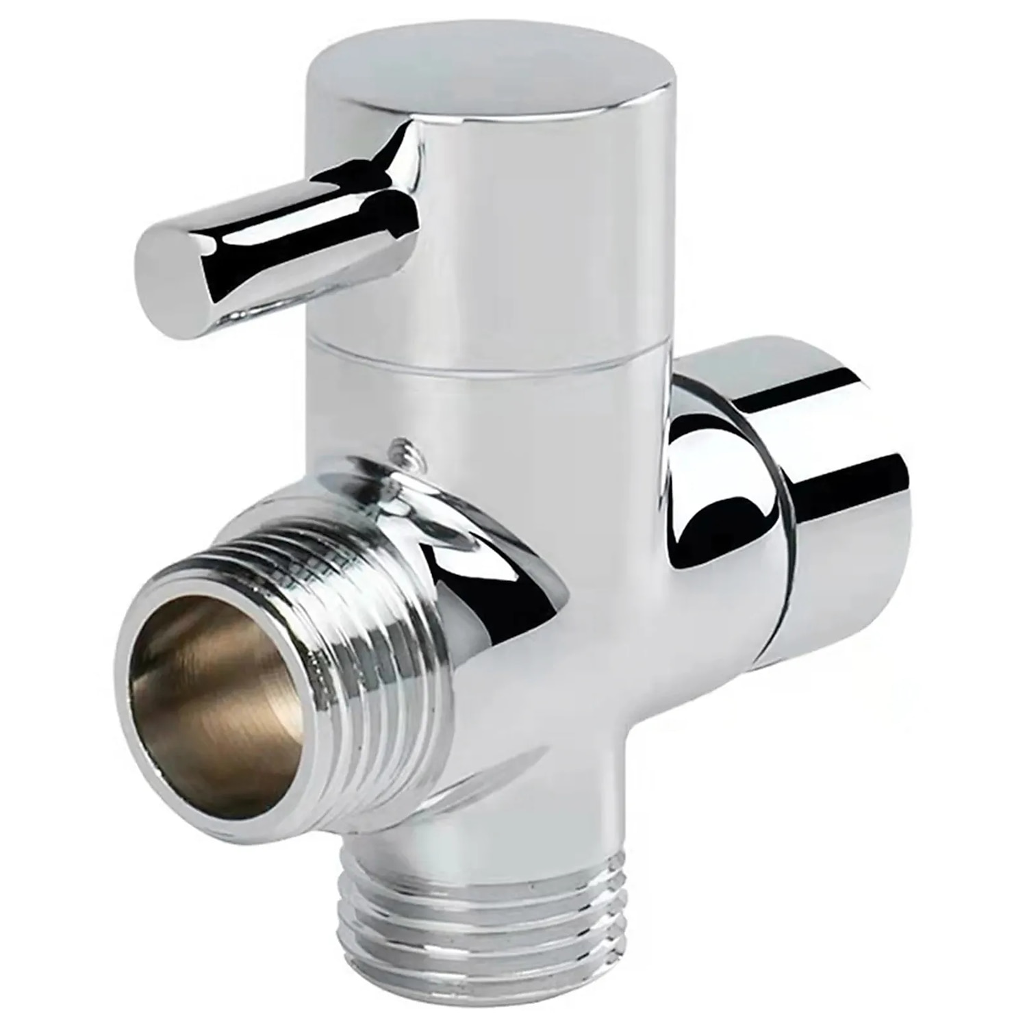 Valvola deviatrice in ottone separatore d'acqua a 3 vie adattatore a T per doccia soffione doccia regolabile valvola deviatrice accessori per il bagno del 2025 a $14.99 –P4