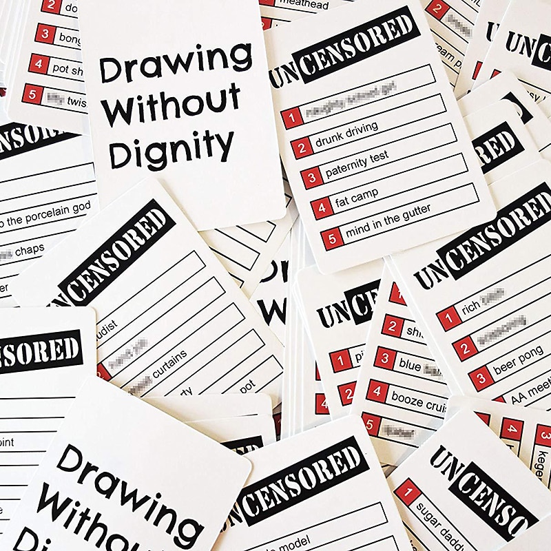 Drawing With Dignity Without Dignity Painting European And American Board Game Cards 2025 - $33.99 –P6
