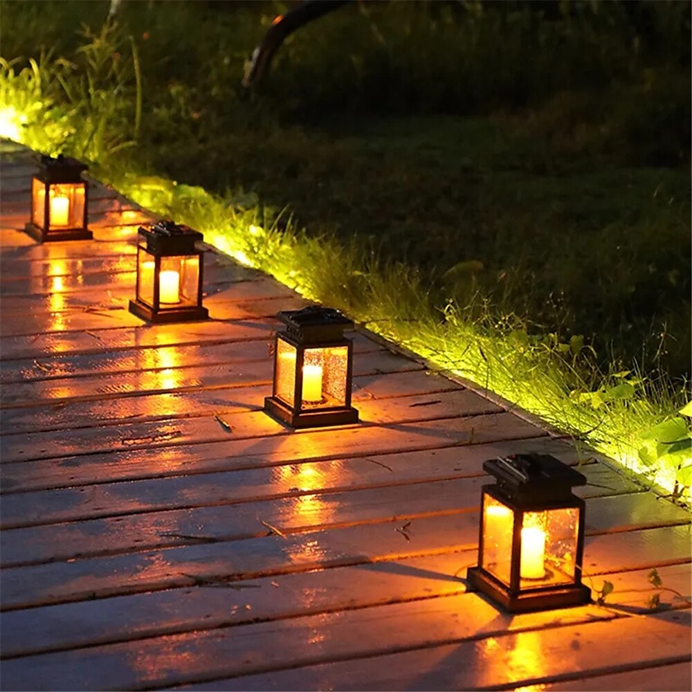 2stk 1stk solcelledrevet bakkemontert dobbeltbruk utendørs hage landskapslampe retro palasslampe vindlampe feriefest lyslampe 2025 - $19.99 –P8