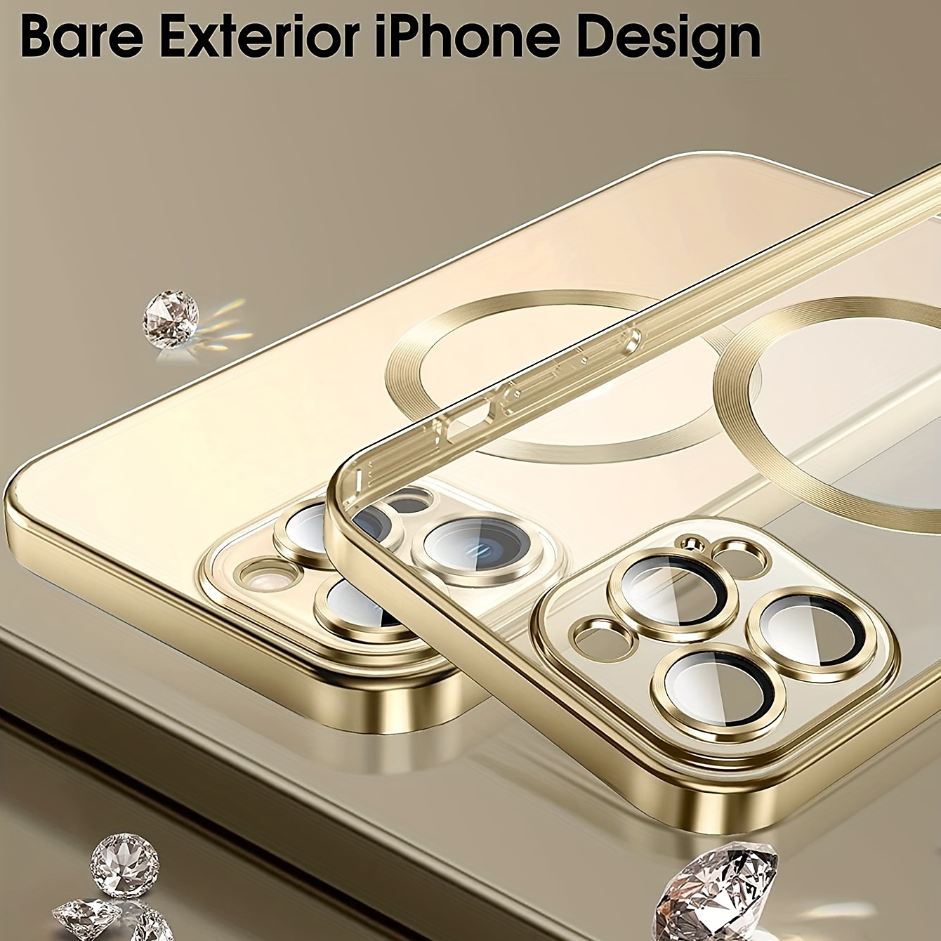 Telefoonhoesje voor iPhone 15 Pro Max Plus iPhone 14 Pro Max Plus iPhone 13 12 11 Pro Max SE X XR XS Max 8 7 achterzijde doorzichtig camera lens bescherming ondersteuning draadloos opladen TPU 2025 - $11.99 –P1