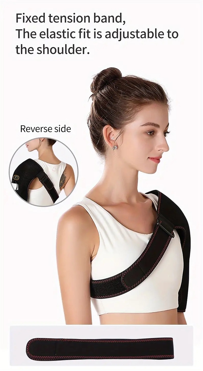 Heated Shoulder Wrap with Vibration, Upgrade Electric Shoulder