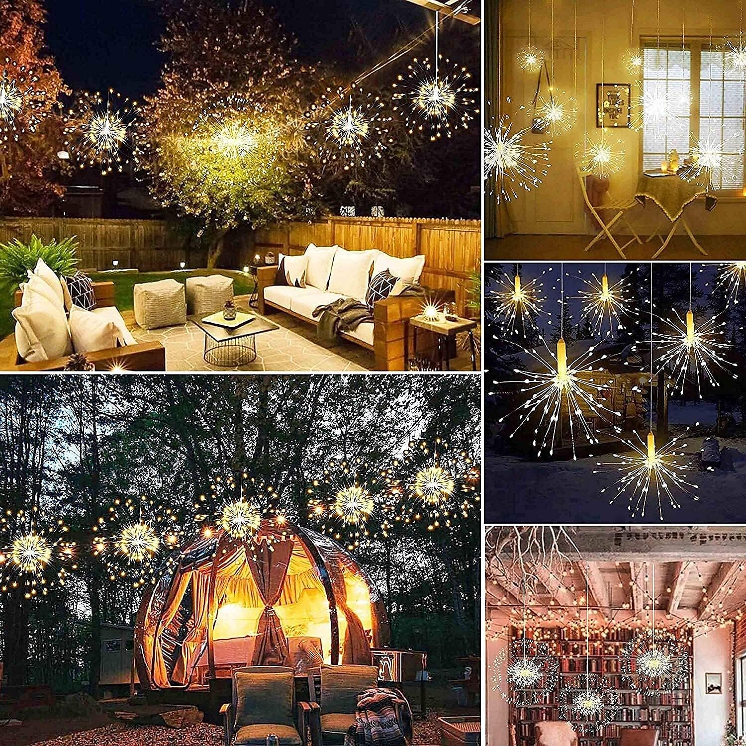 0,3 m Guirlandes Lumineuses Lumières étoilées de Noël 90/120/150/180/200 LED EL Blanc Chaud Blanc Froid Bleu Feu d'artifice / Lumières étoilées Mariage Décoration de Noël Patio 5 V de 2025 ? $32.99 –P10