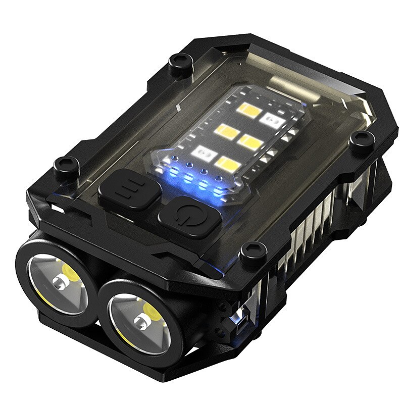 Mini lampe de poche portable avec porte-clés, lampe de camping rechargeable par usb de type c, aimant edc, batterie intégrée de 2025 ? $14.49 –P8