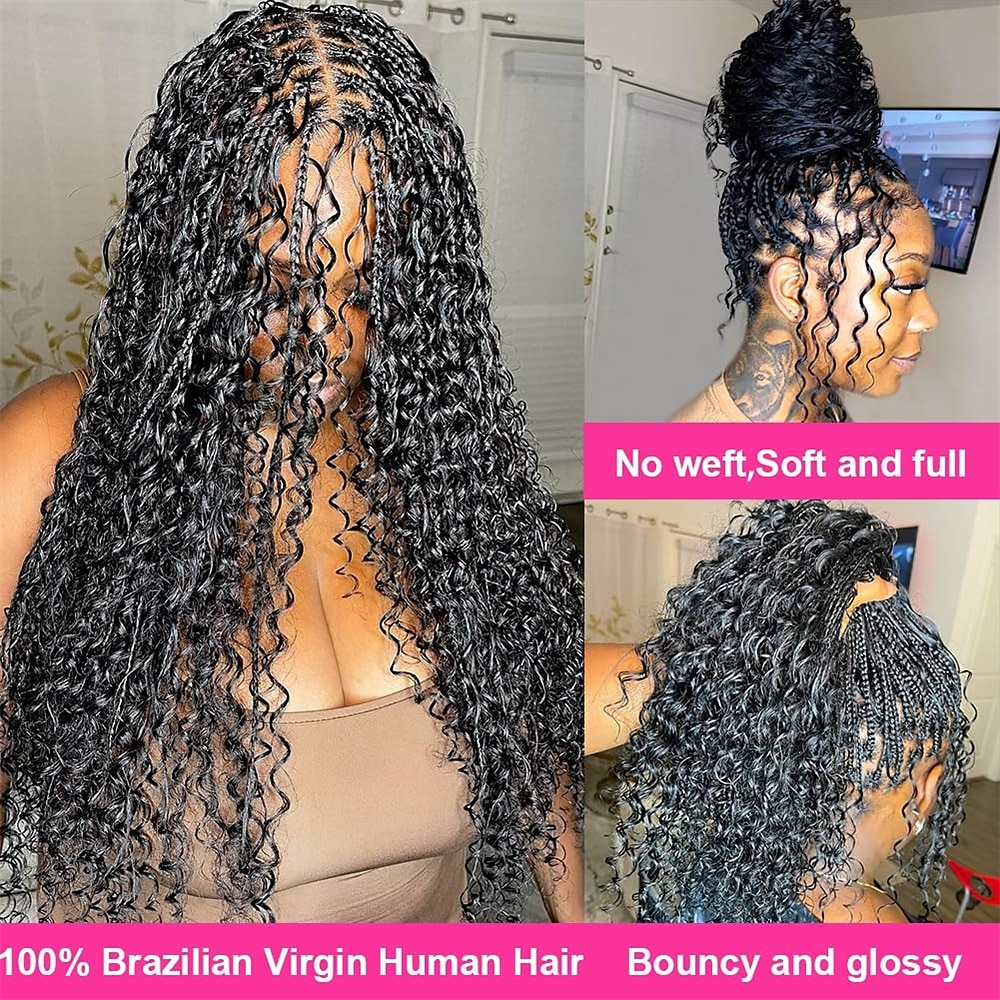 2 Bundle Deep Wave Bulk Human Hair For Braiding No Weft 100g (1 Pack-2  Bundle)