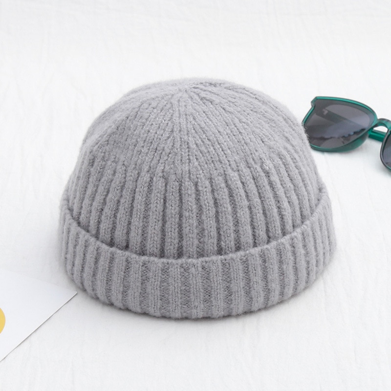 Hombre Sombrero de Beanie Gorro de pescador Gorro de arrastre Gorra de reloj Gorros Amarillo Claro Negro Algodón Deportes Viaje Enrollar el borde Exterior Vacaciones Plano Resistente al Viento 2025 - $11.49 –P6