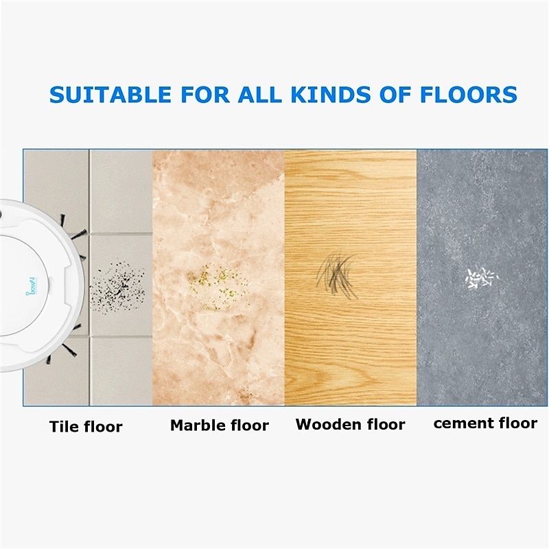 3-in-1 Auto Sweeping Robot 1800PA Strong Suction Smart Floor CleanerRechargeable Smart Sweeping Robot Dry Wet Sweeping Vacuum Cleaner Strong Suction Robot Cleaner for Home 2025 - $44.99 –P9